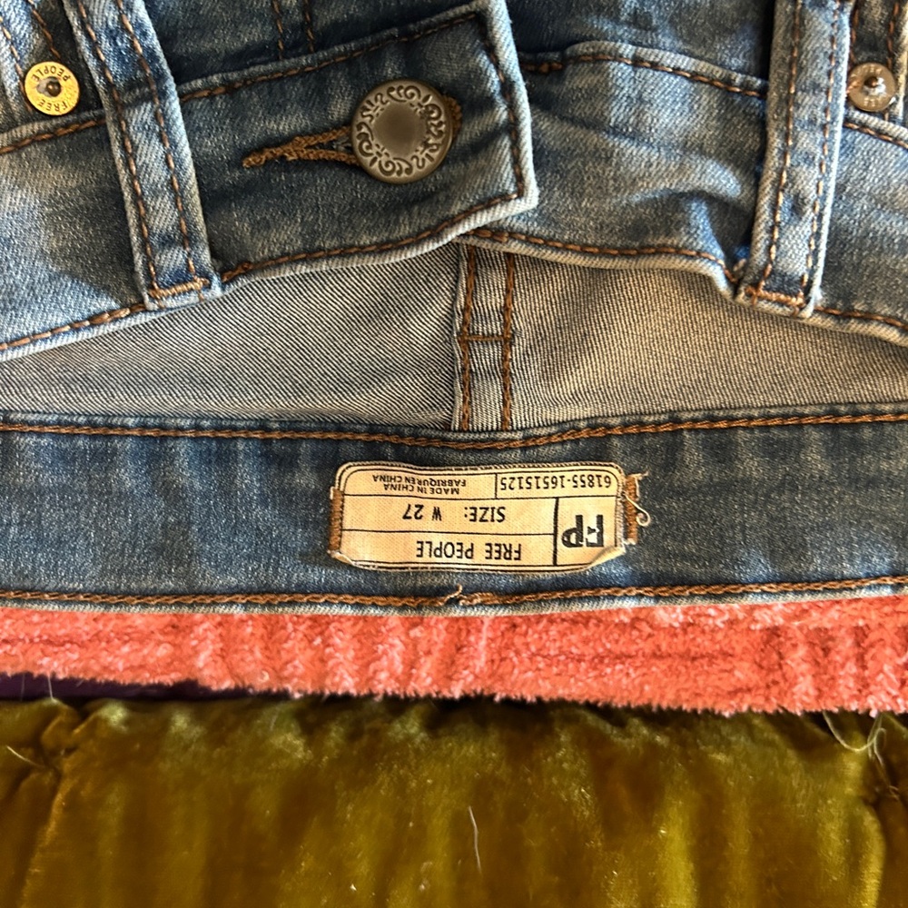 Free People Blue Flare Jeans - Picture 3 of 4